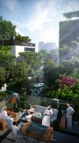 Illustration for article titled World's first climate-controlled neighborhood to be built in Dubai